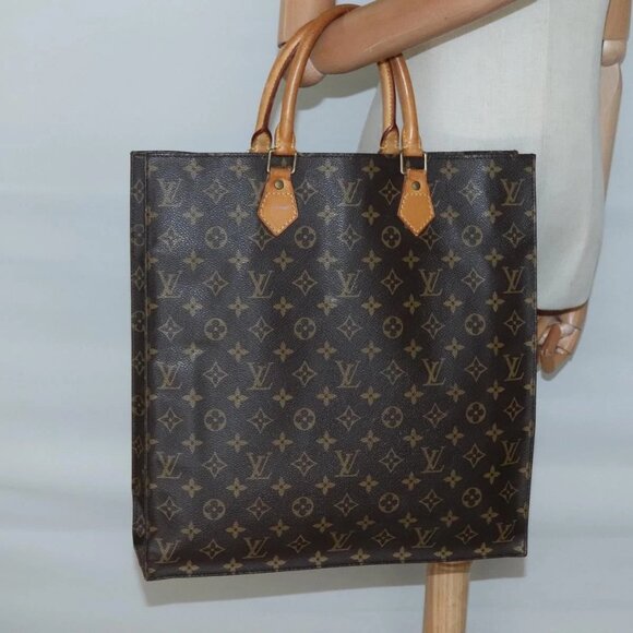 LOUIS VUITTON Monogram Sac Plat Hand Bag M51140 LV Auth 137740 - Picture 15 of 16